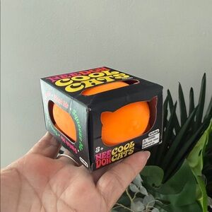 VIRAL NEE DOH Cool Cats Orange Stress Toy
